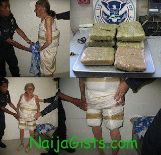 grandmother arrested while smuggling drug