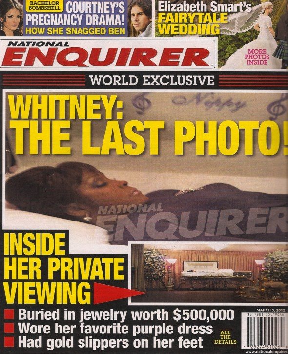 whitney houston dead body photos