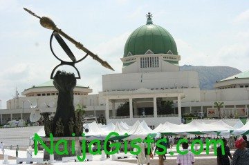 national assembly catches fire in abuja