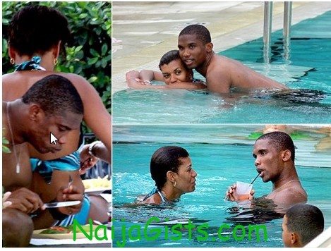 samuel eto o wife