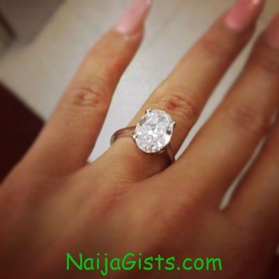 amber rose engagement ring