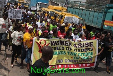 women arise international women day in lagos nigeria 2012