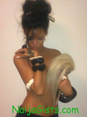 rihanna topless 