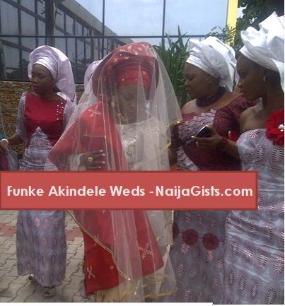 funke akindele wedding photos