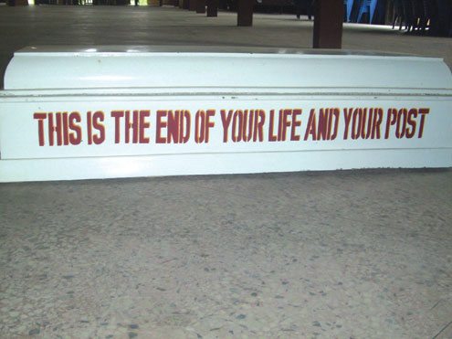 nigerian prophet who sleeps inside coffin