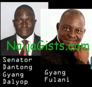 senator dantong gyang dantog and fulani