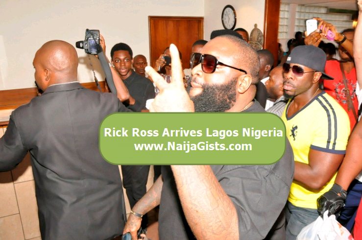 rick ross in lagos nigeria