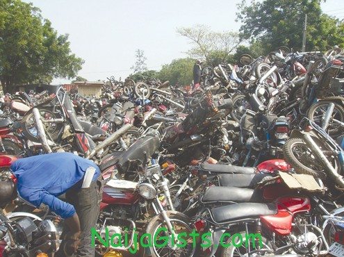 lagos seized okadas