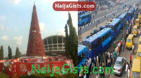 lagos free bus ride christmas new year