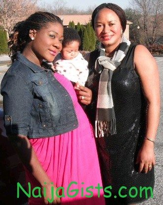 mercy johnson gives birth