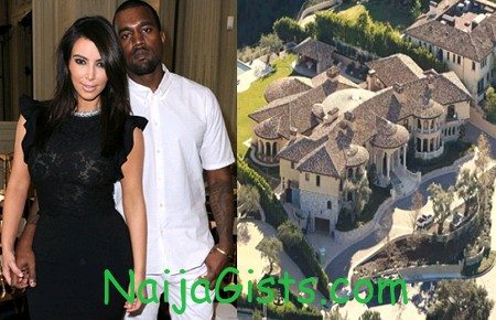 kanye west kim kardashian mansion photos