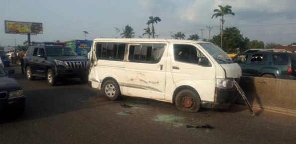 obaseki convoy accident benin