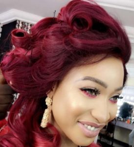 tonto dikeh red stylist