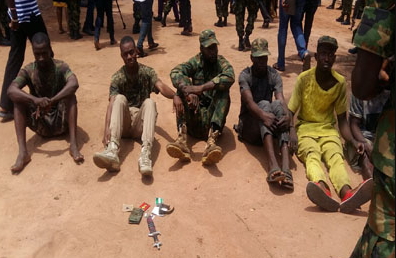 7 fake soldiers arrested lagos