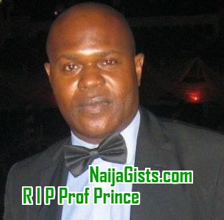 professor prince efere dead