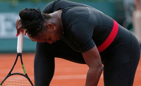 serena williams pulls out french open