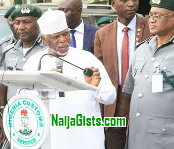 nigerian customs sack fat overweight officers