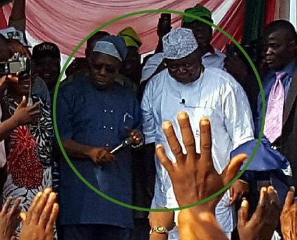 obasanjo attends rally in law abeokuta ogun state