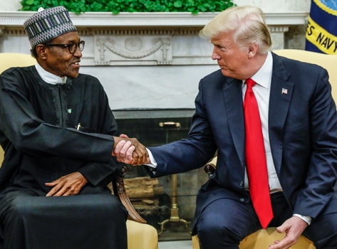 donald trump lifeless buhari