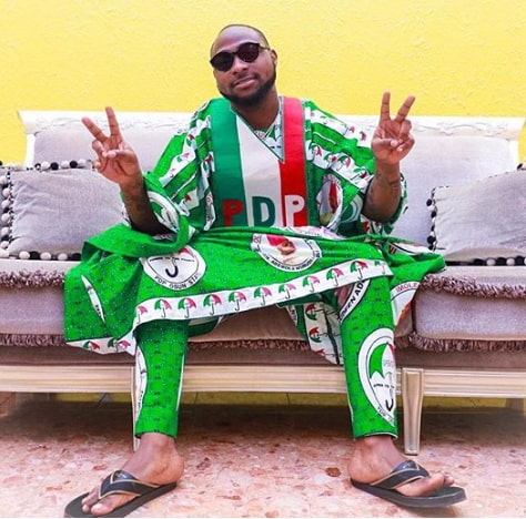 davido pdp agbada