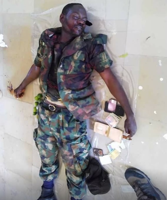 nigerian soldier borno mass shooting