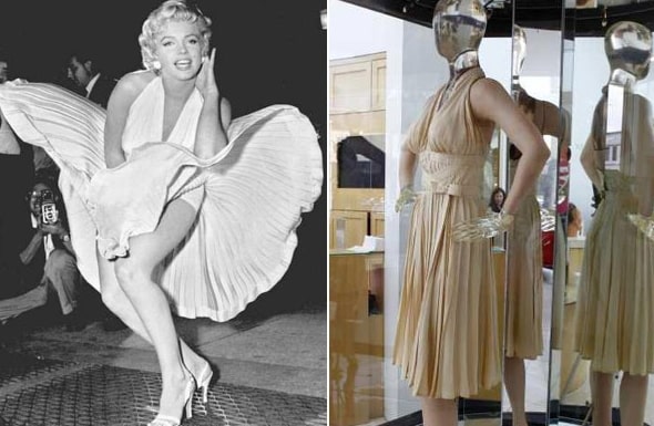 Marilyn Monroe subway dress most expensive gown world