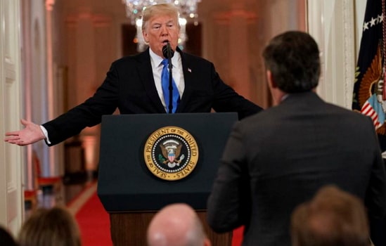 donald trump jim acosta video