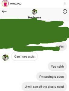 Nigerian Actor IK Ogbonna Sends Private Part Photo To BBN Nina Via