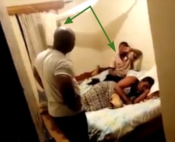 man catches cheating wife boyfriend