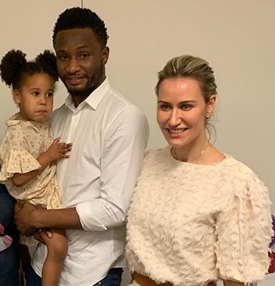 John Mikel Obi Russian Wife Twin Daughters Make First Family Visit To Nigeria Photos