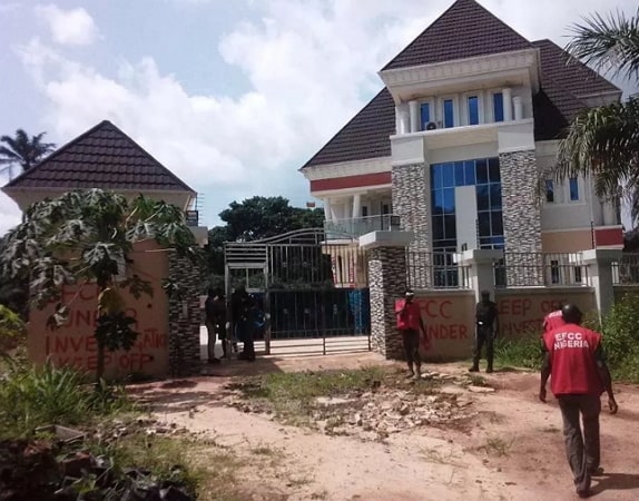 properties seized by efcc