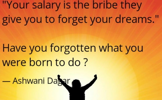 your salary bribe give you forget dreams