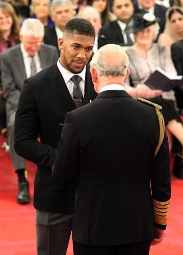 anthony joshua award prince charles