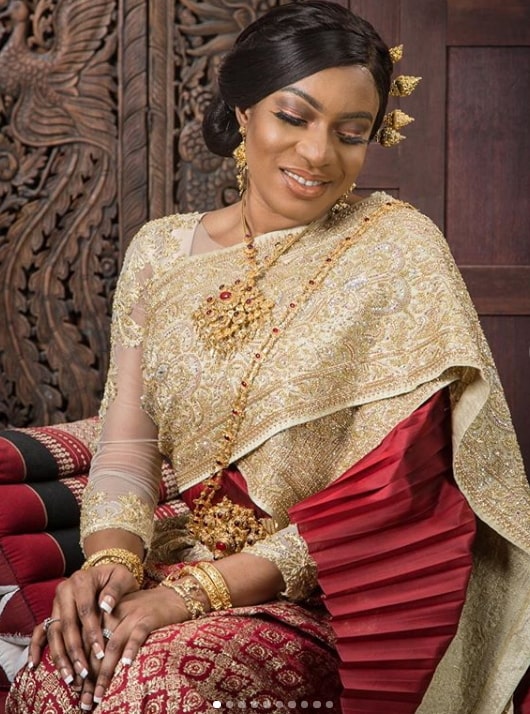 chika ike thailand wedding outfit