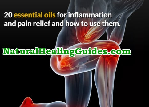 essential oils inflammation swelling pain relief