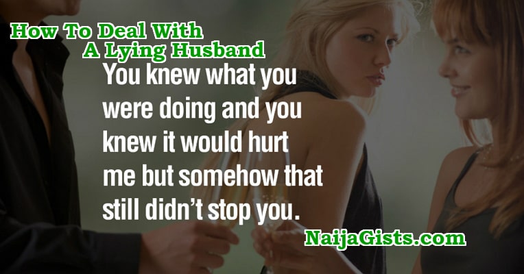 how to deal with cheating husband without losing him