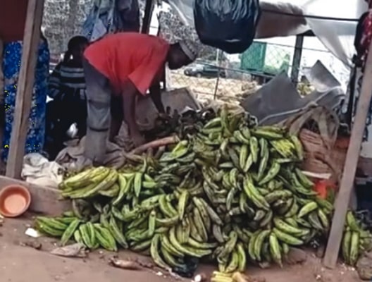 lagos market calcium carbide ripen banana plantain