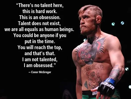 mcgregor quotes hardwork