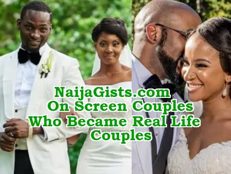 nollywood tinsel on screen couples real life couples