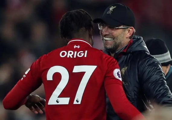 origi score video liverpool everton