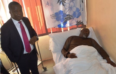 dino melaye hospital bed