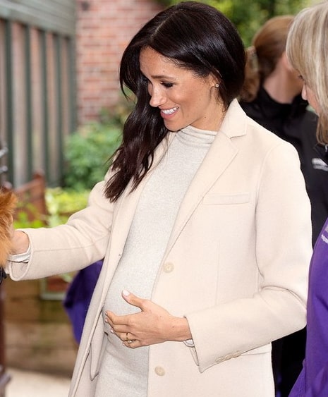 meghan markle baby bump pictures