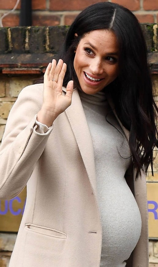 meghan markle baby bump pictures
