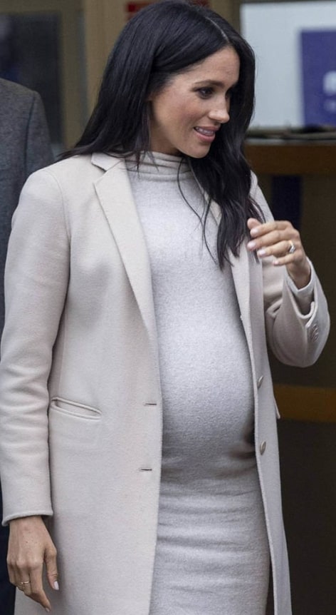 meghan markle bump pictures