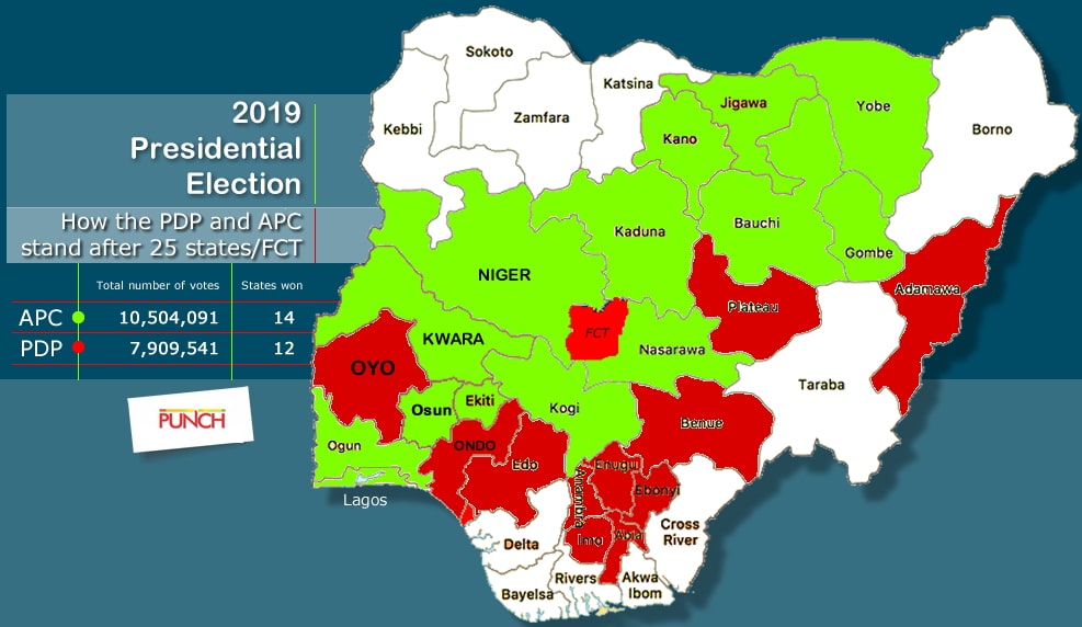 INEC Adjourns 2019 Election Results Collation Till 8pm - See The Results So Far