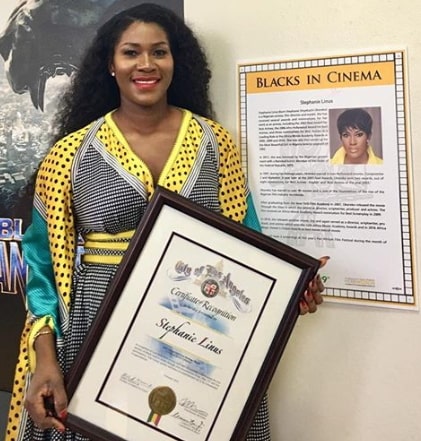 stephanie okereke recognition award LA