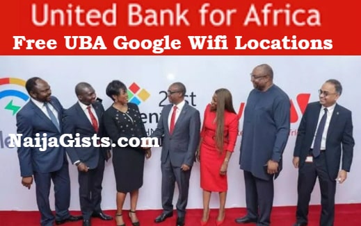 uba google free wifi hotspots locations