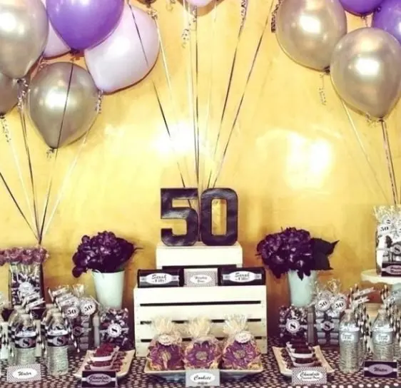 50th birthday party themes for dad