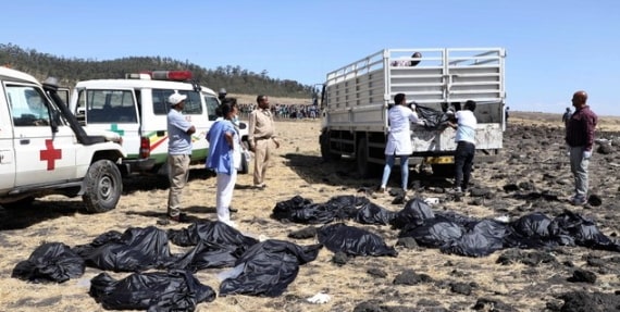 burnt remains 157 died ethiopian plane crash