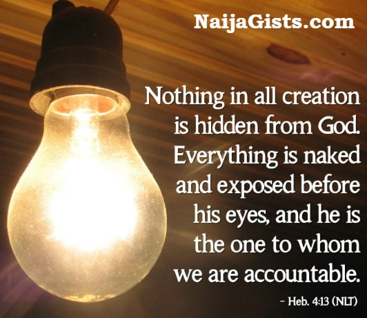 nothing is hidden from God_bible quotes